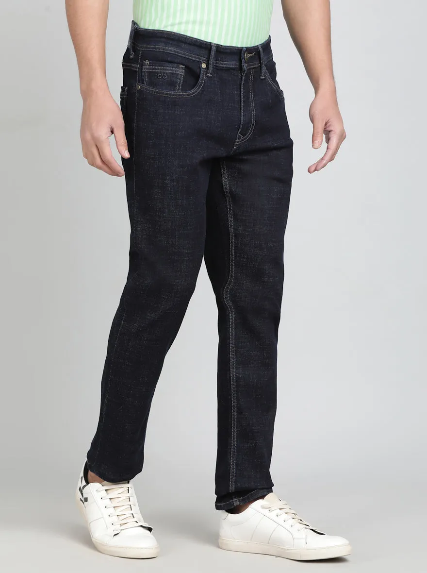 Raw Blue Washed Slim Fit Jeans | JadeBlue