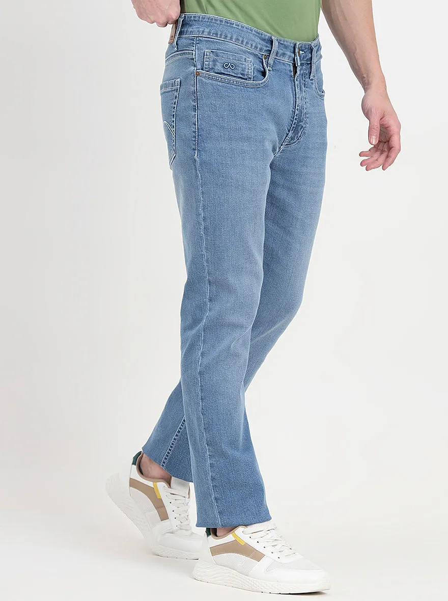 Rivera Blue Washed Straight Fit Jeans | JadeBlue