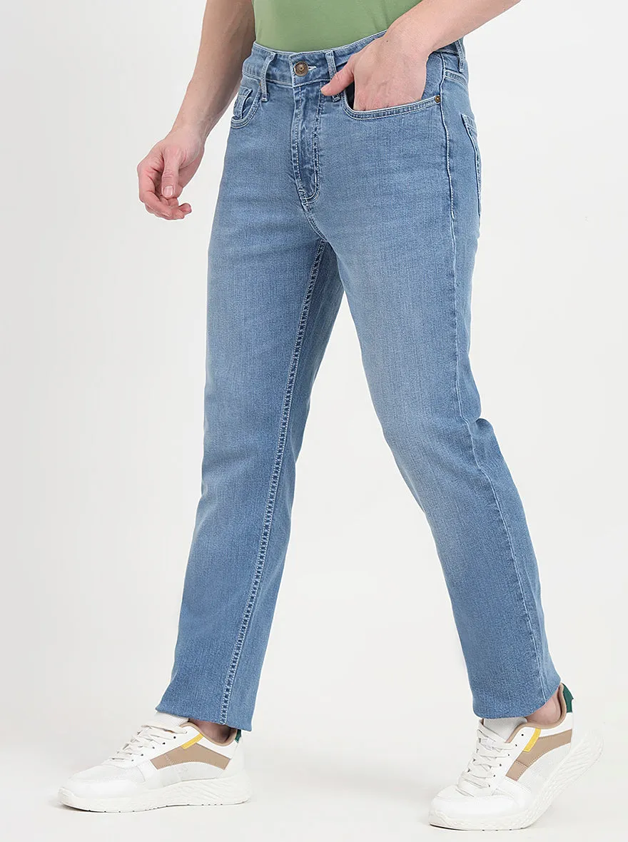 Rivera Blue Washed Straight Fit Jeans | JadeBlue
