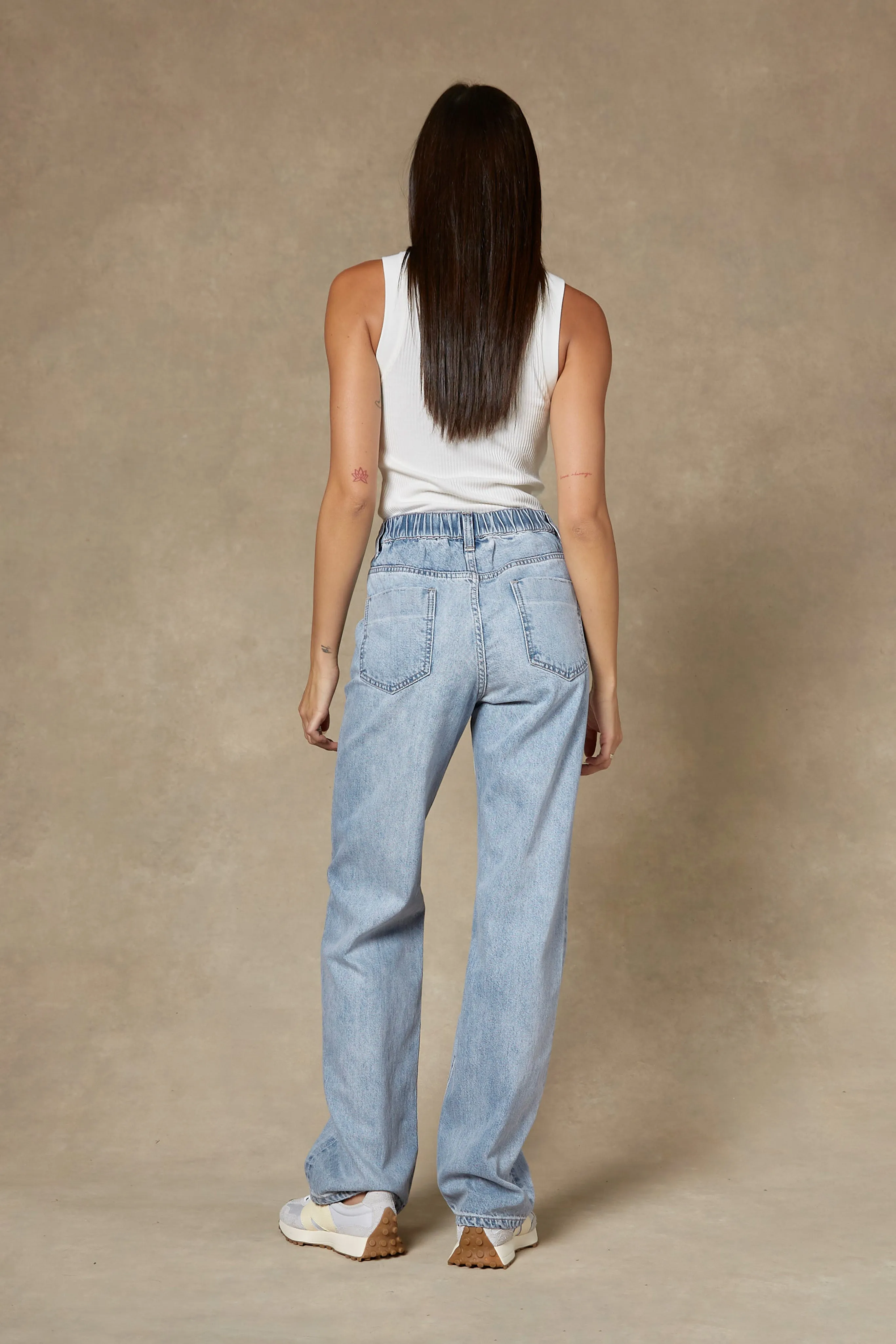 Seville Straight Leg Blue Jeans