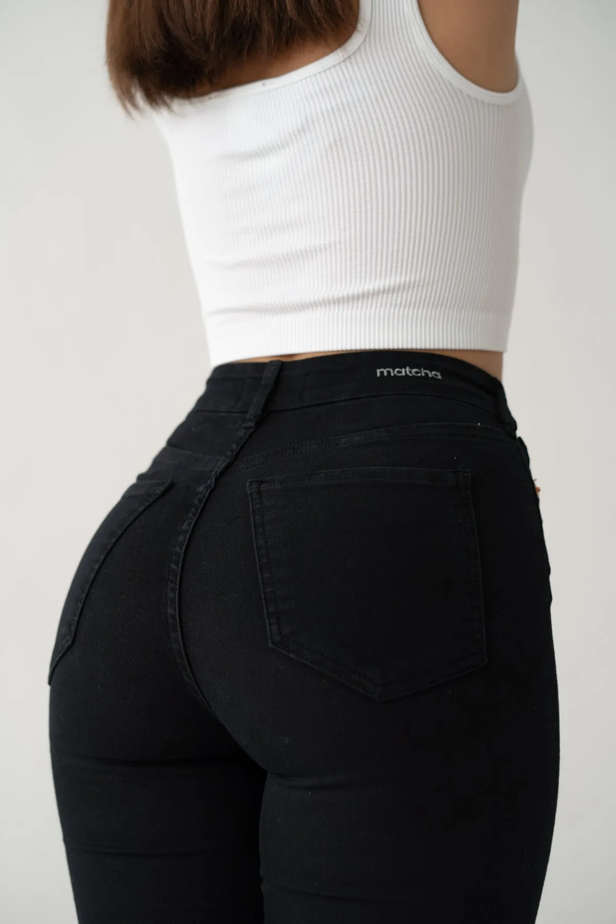 SKINNY HIGH RISE - BLACK