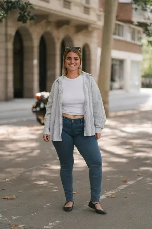 SKINNY MID RISE - LIGHT BLUE