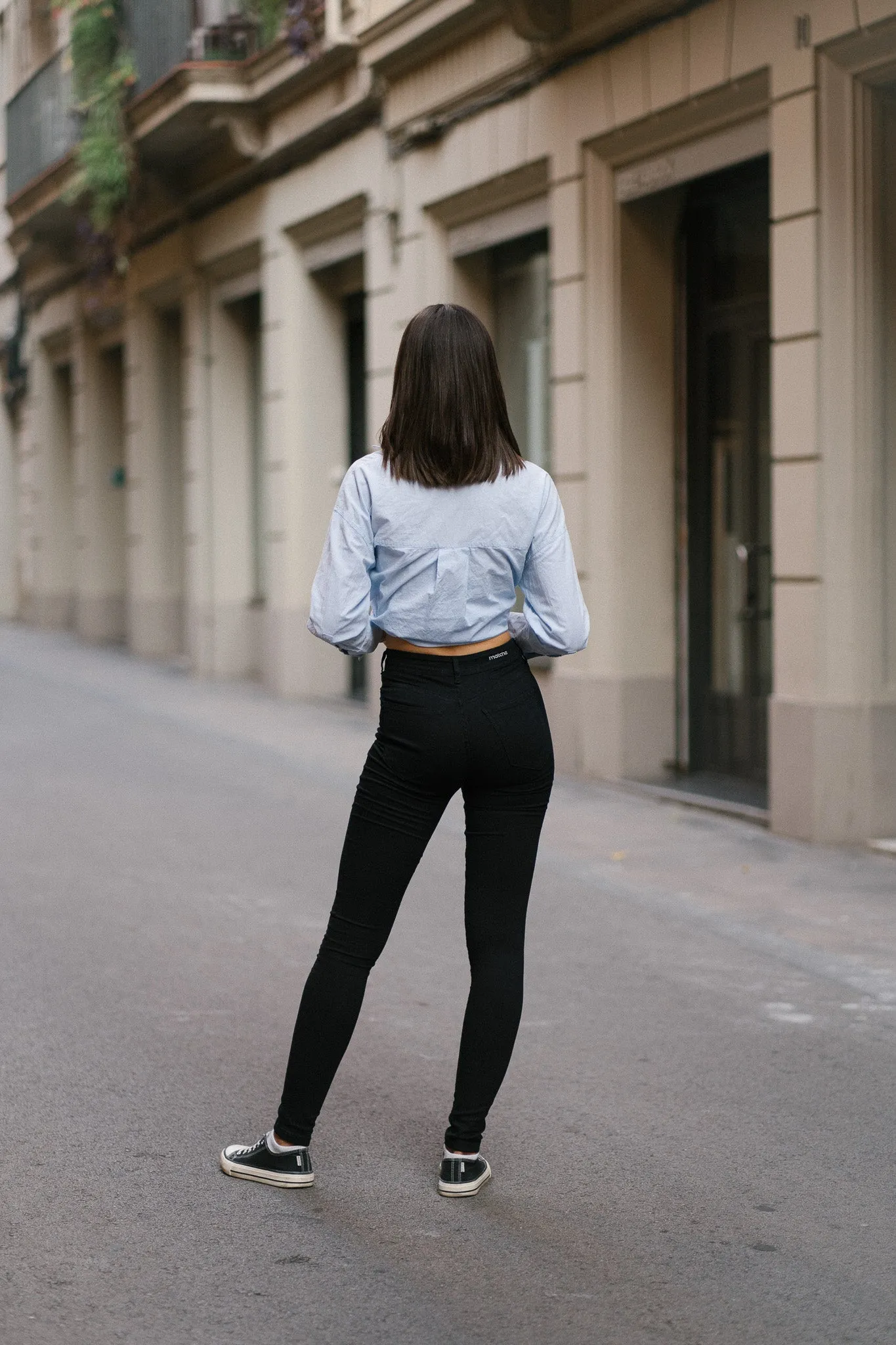 SKINNY TALL HIGH RISE - BLACK