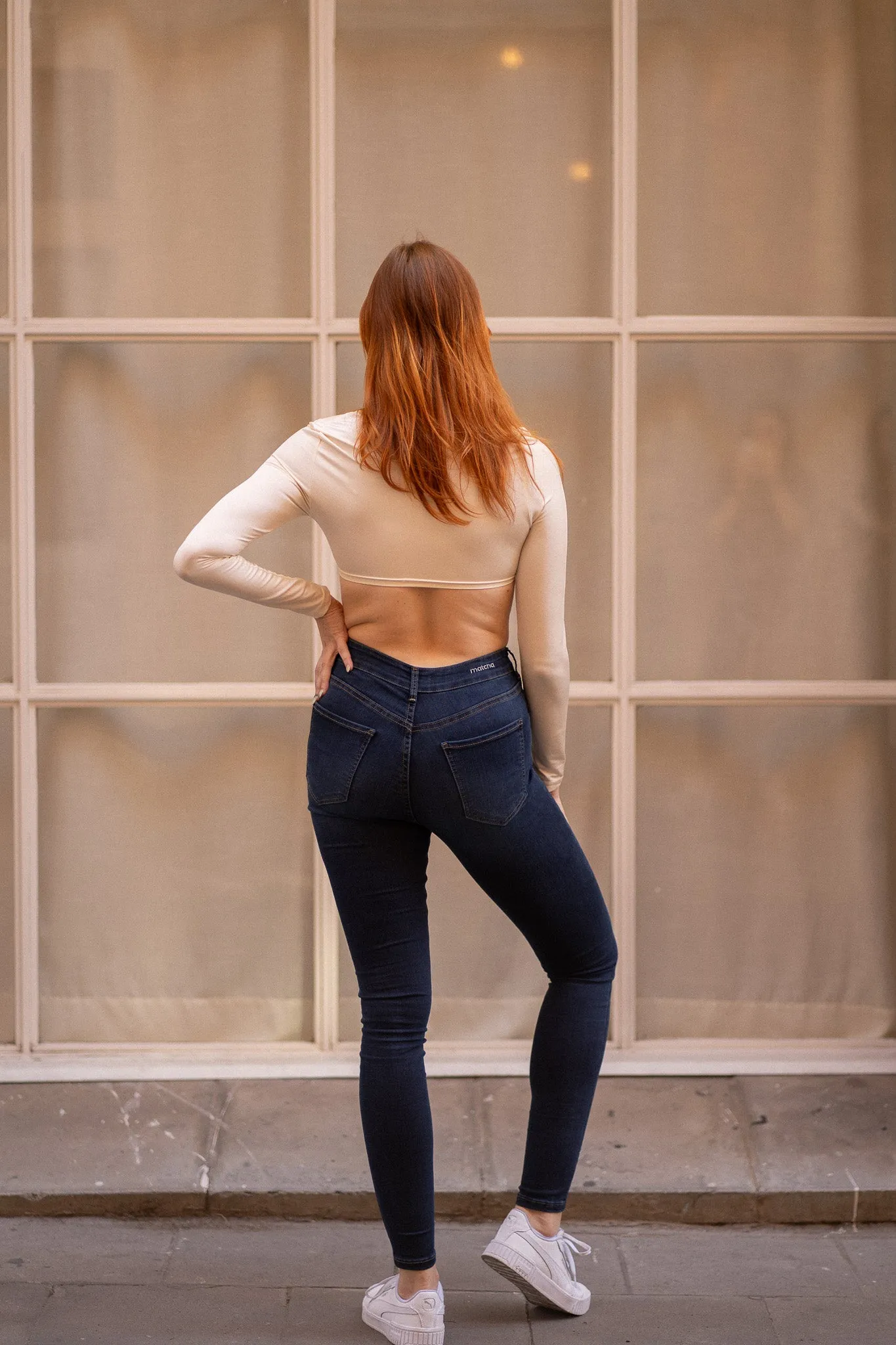 SKINNY TALL HIGH RISE - DARK BLUE