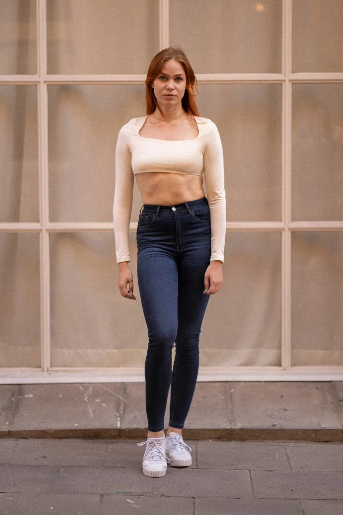 SKINNY TALL HIGH RISE - DARK BLUE