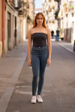 SKINNY TALL HIGH RISE - LIGHT BLUE