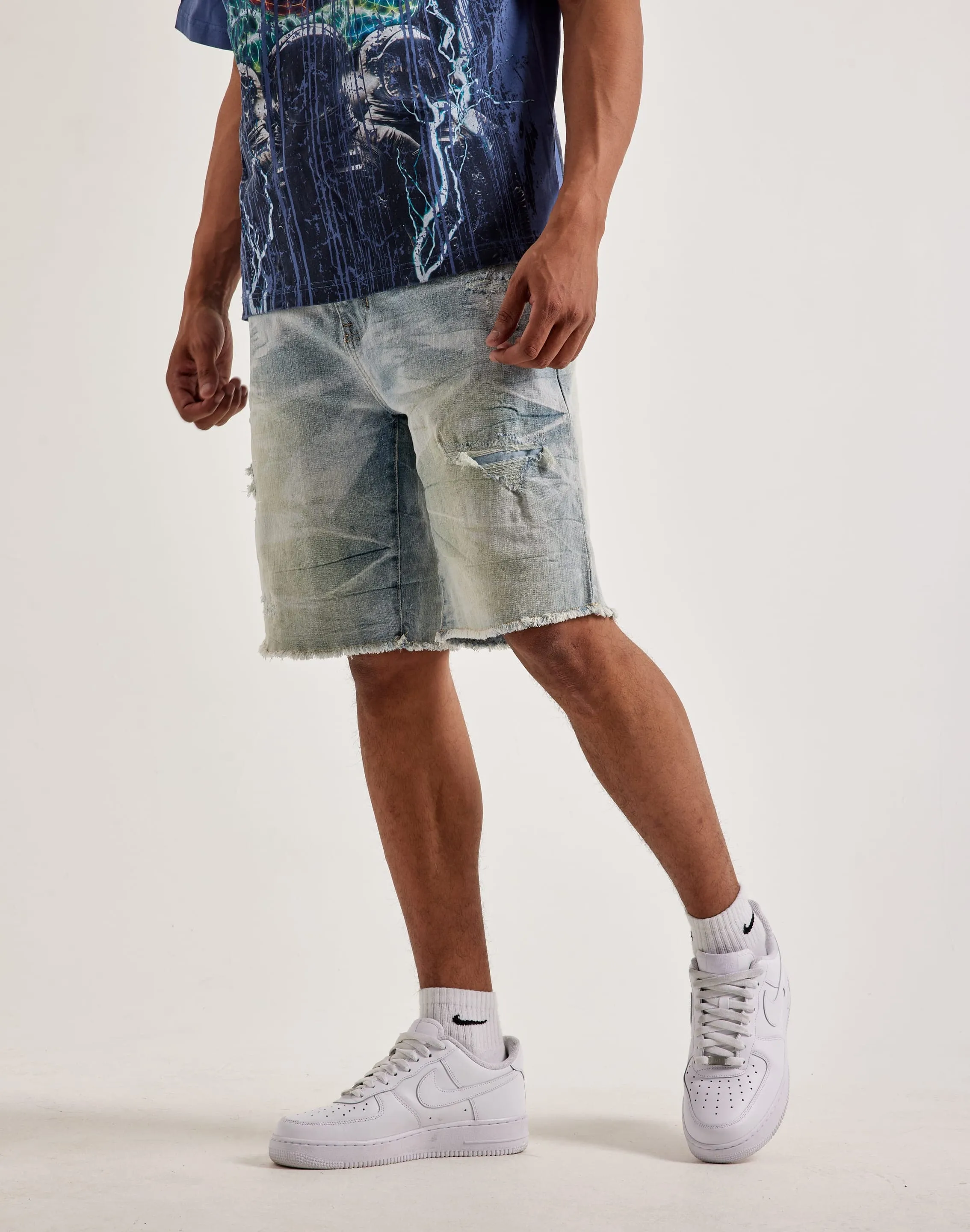 Smoke Rise Rip Off Shorts