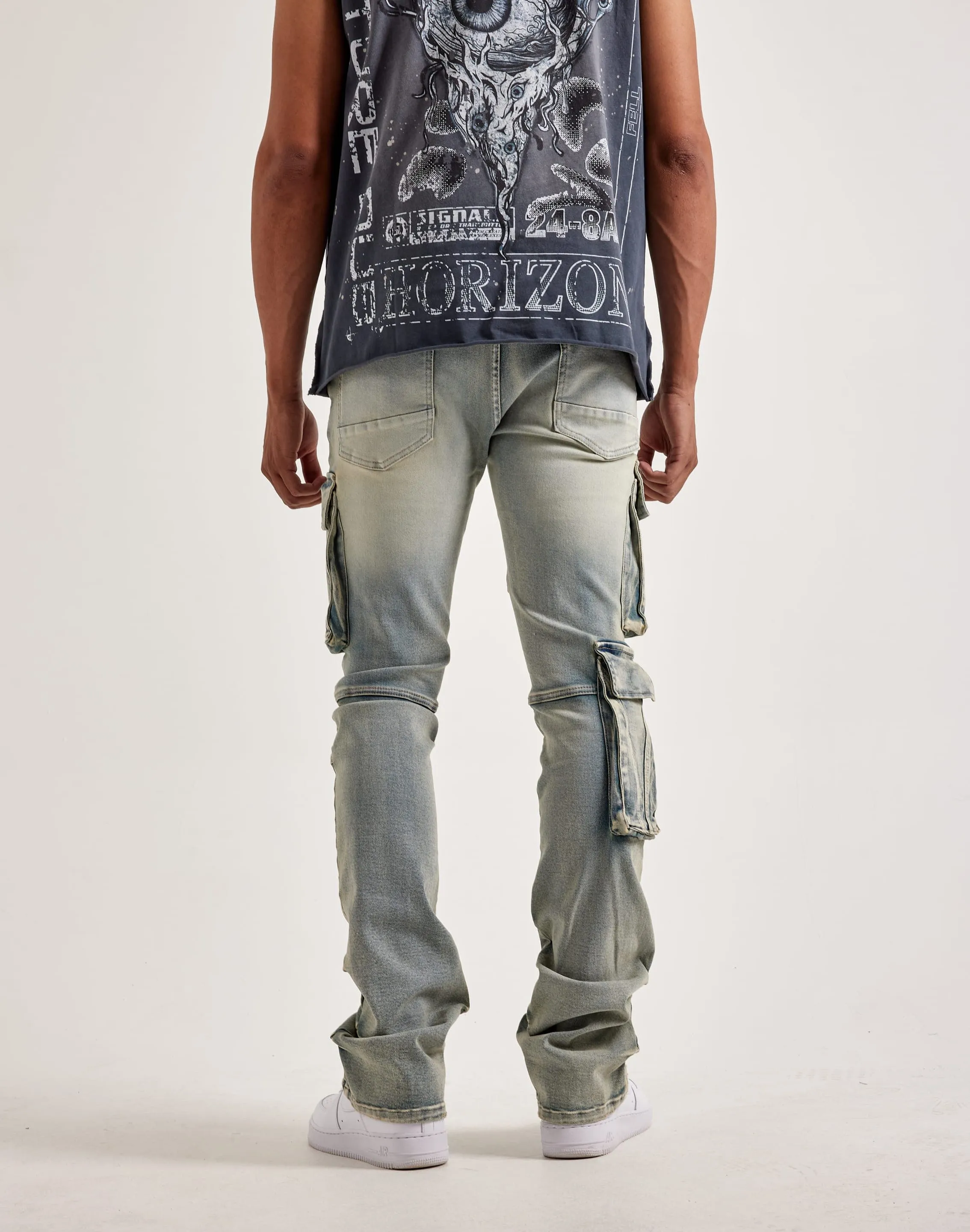 Smoke Rise Utility Pocket Cargo Jeans
