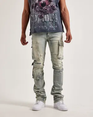 Smoke Rise Utility Pocket Cargo Jeans