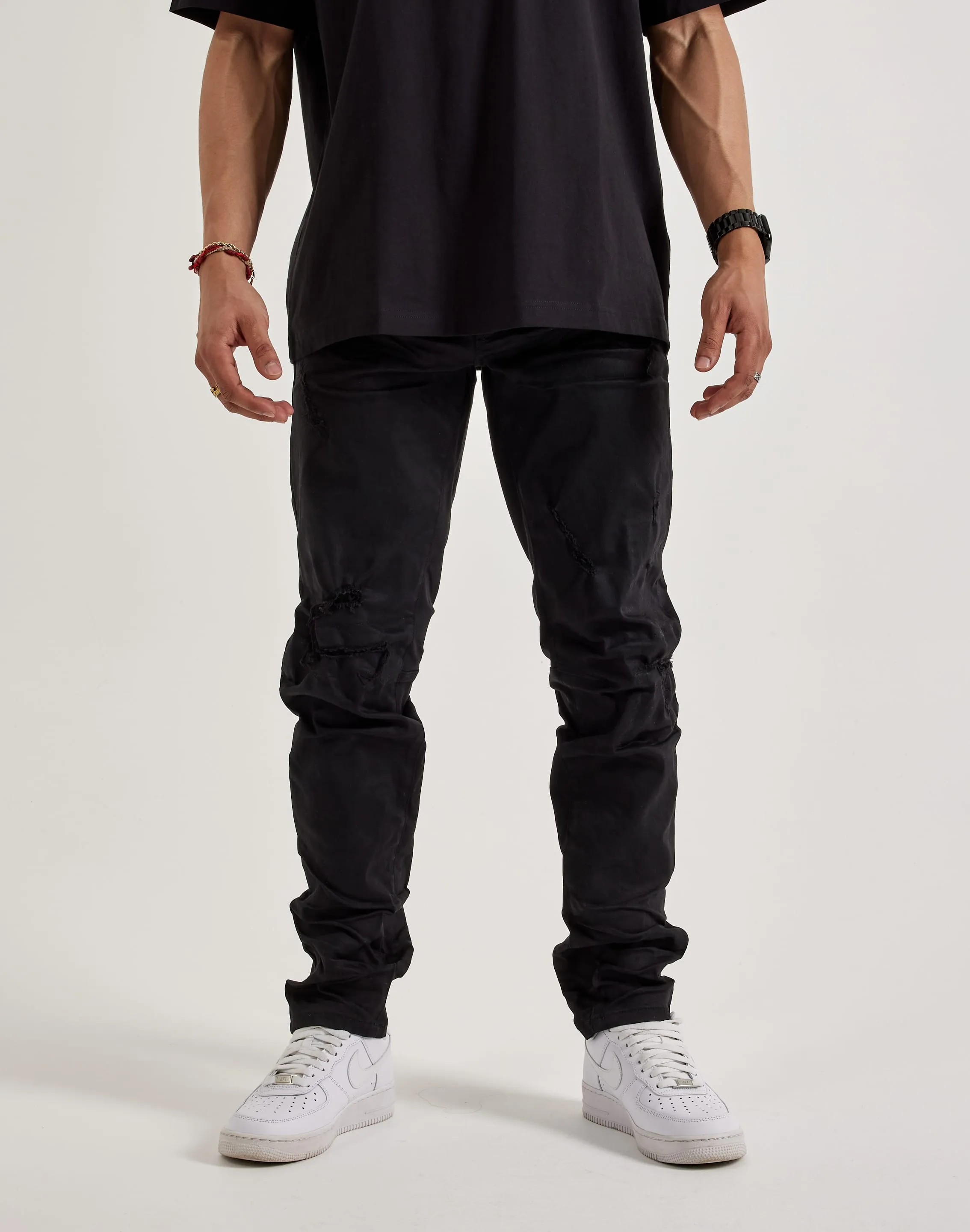 Smoke Rise Vintage Washed Slim Denim Jeans