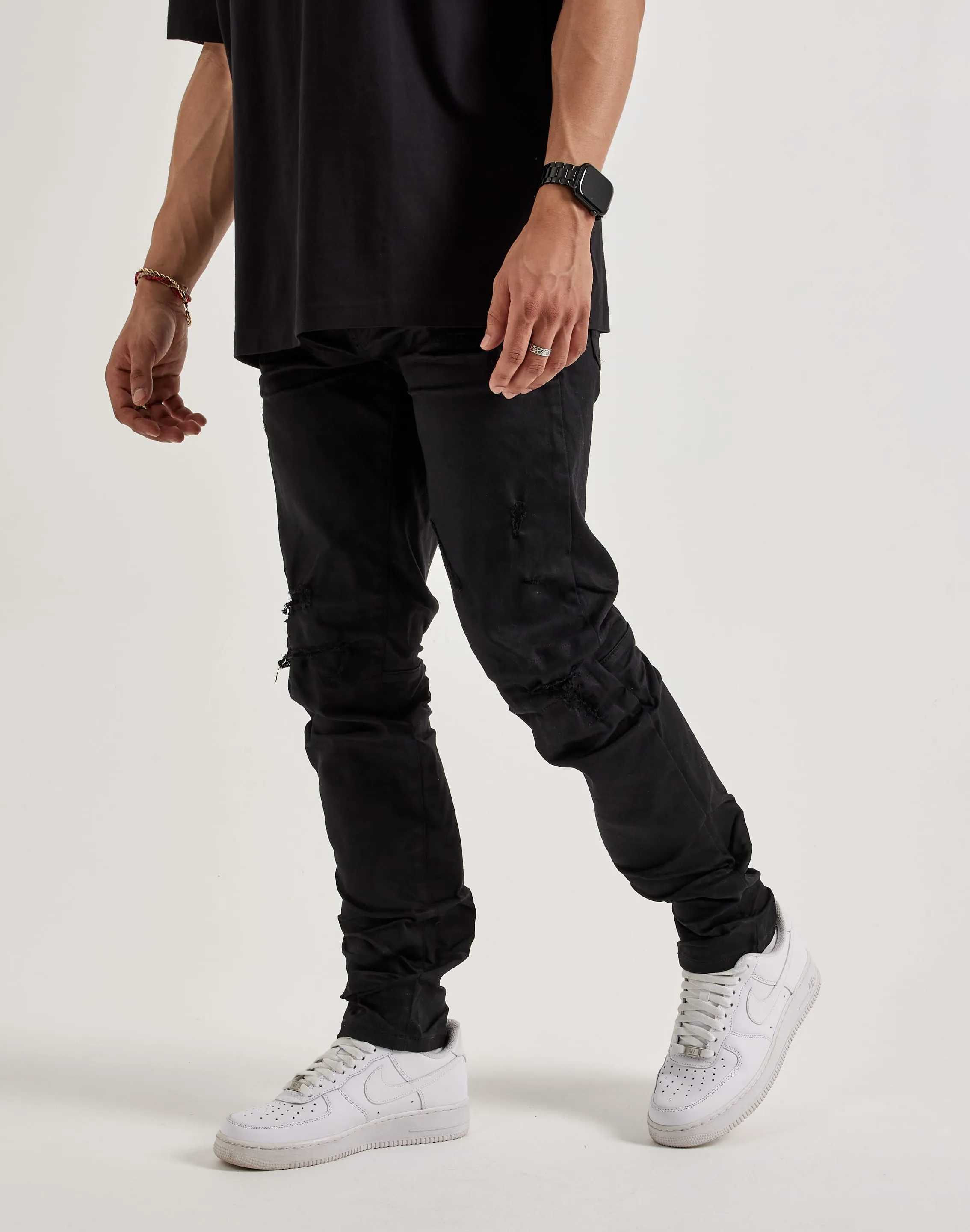 Smoke Rise Vintage Washed Slim Denim Jeans
