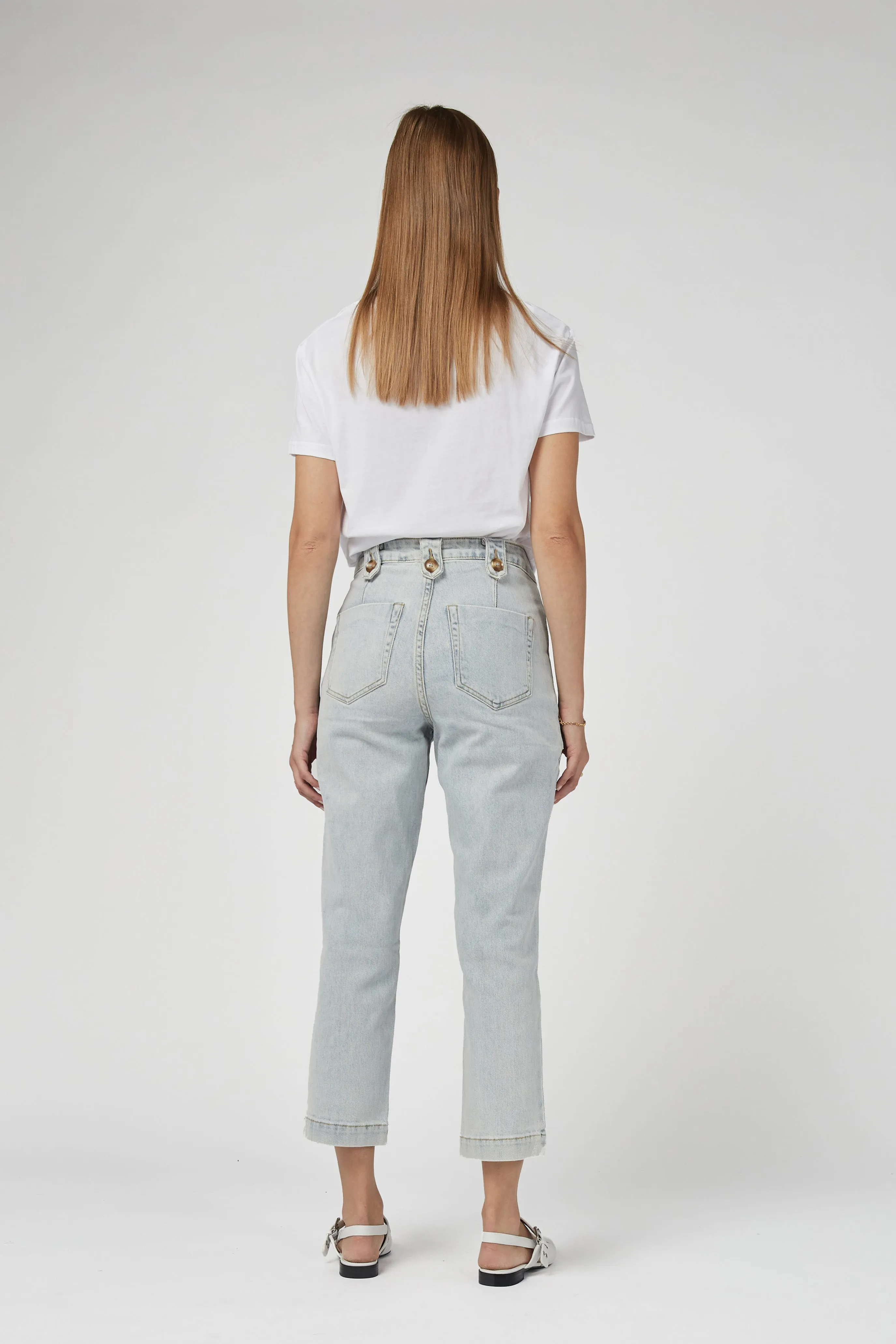 Stella Stretch High Waisted Denim Trousers
