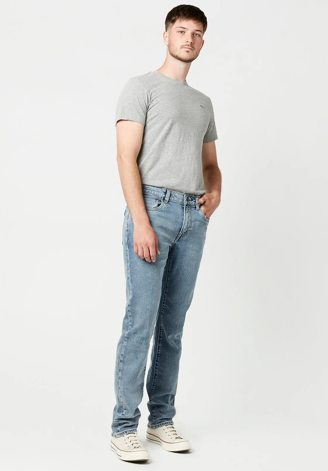 Straight Six Men's Vintage Wash Jeans - BM22739
