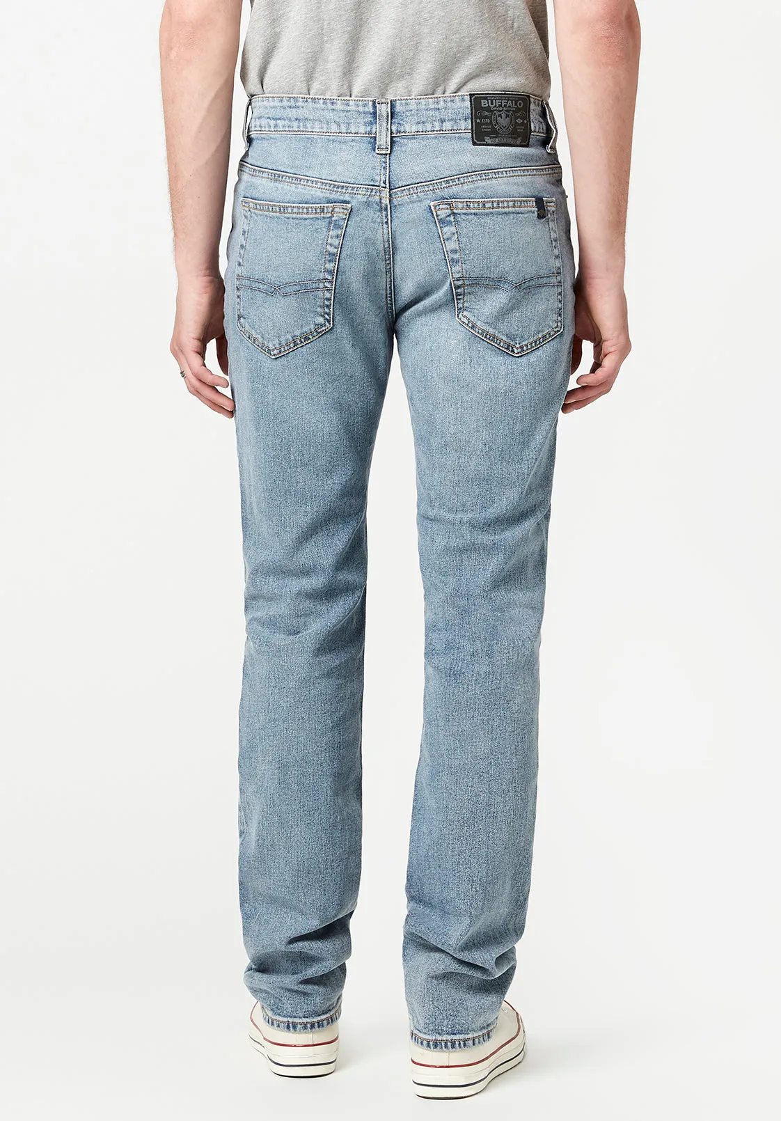 Straight Six Men's Vintage Wash Jeans - BM22739