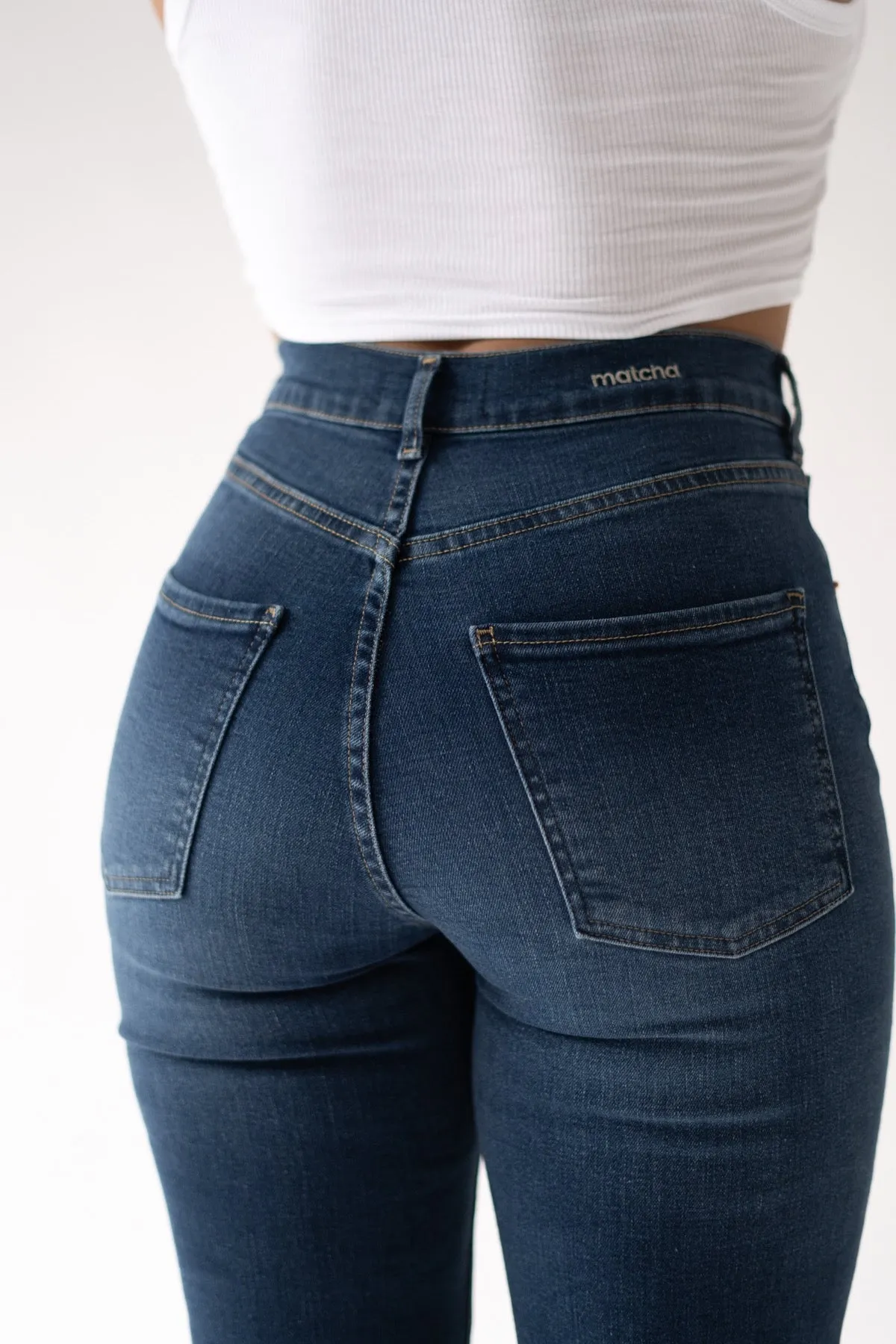 STRAIGHT&CUT HIGH RISE - DARK BLUE