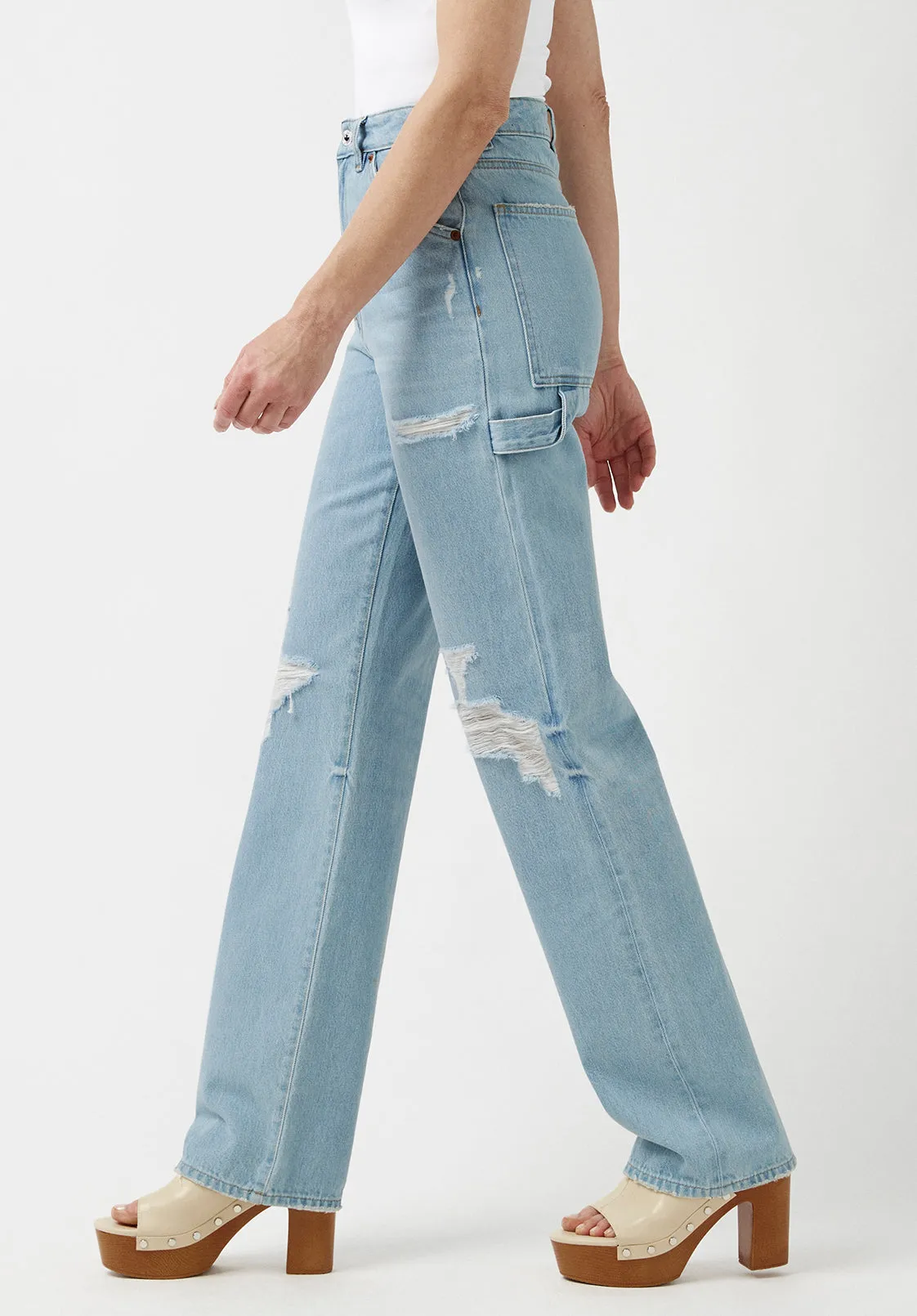Super High Rise Jane Loose Straight Women's Jeans - BL15898