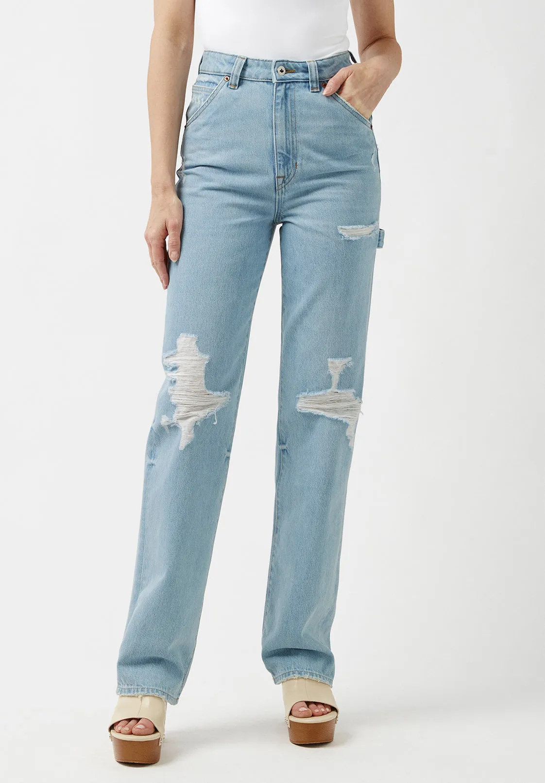 Super High Rise Jane Loose Straight Women's Jeans - BL15898