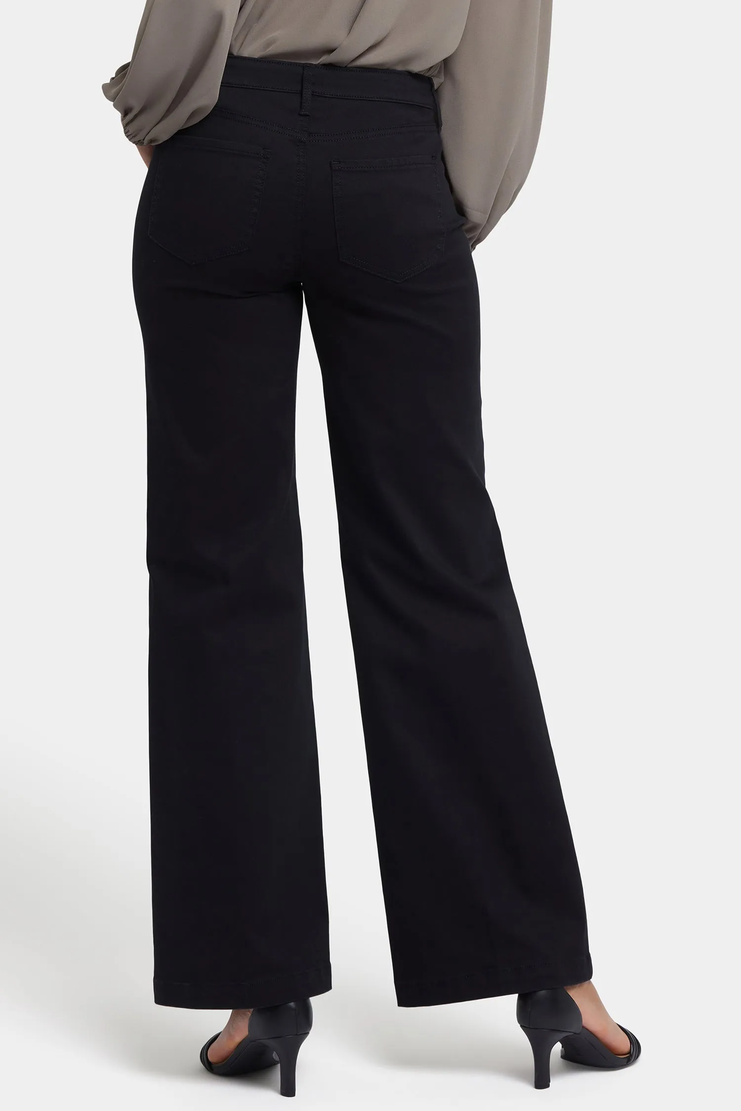 Teresa Wide Leg Jeans - Black