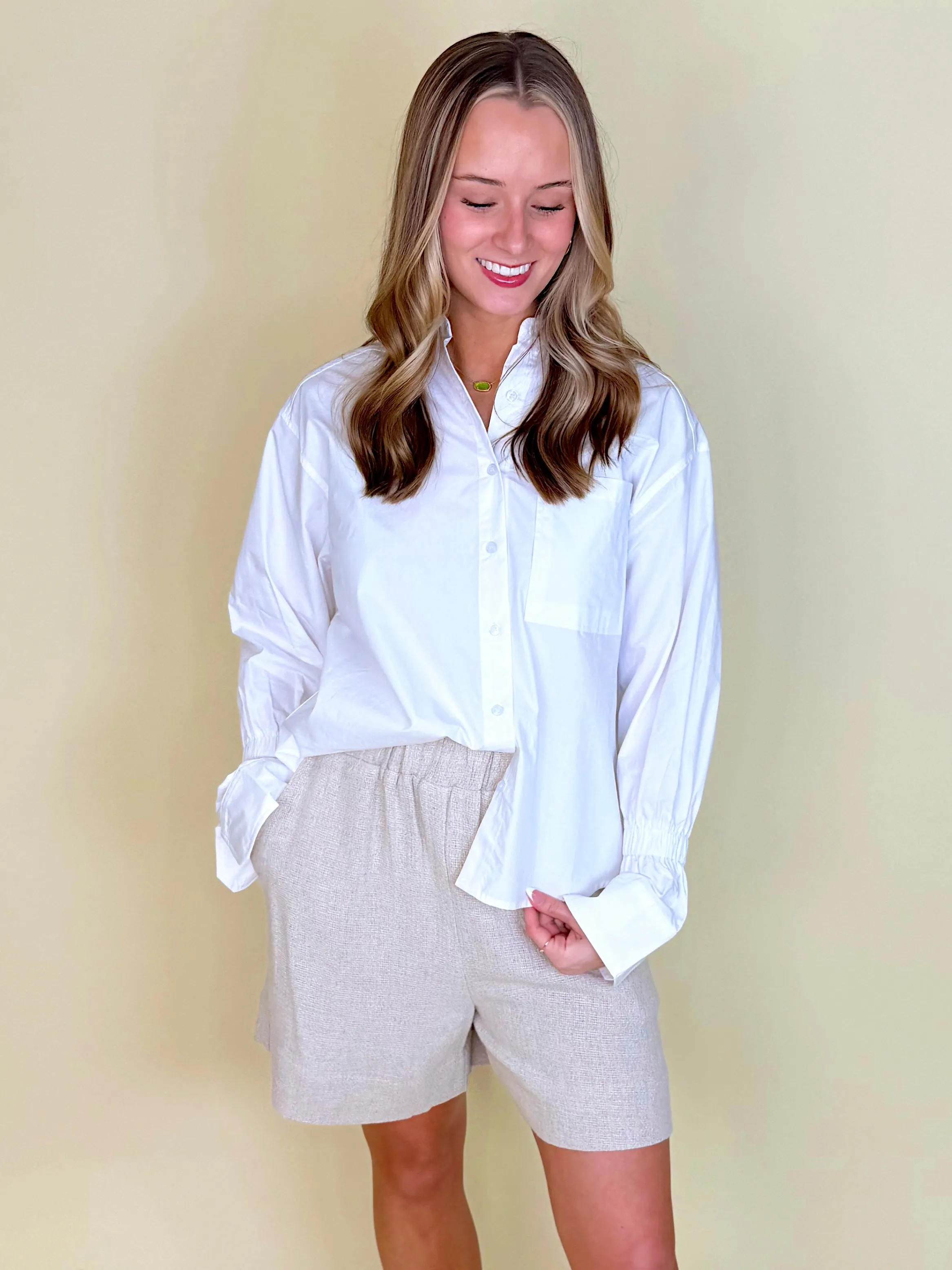 The Phoebe Linen Shorts | P. Cill