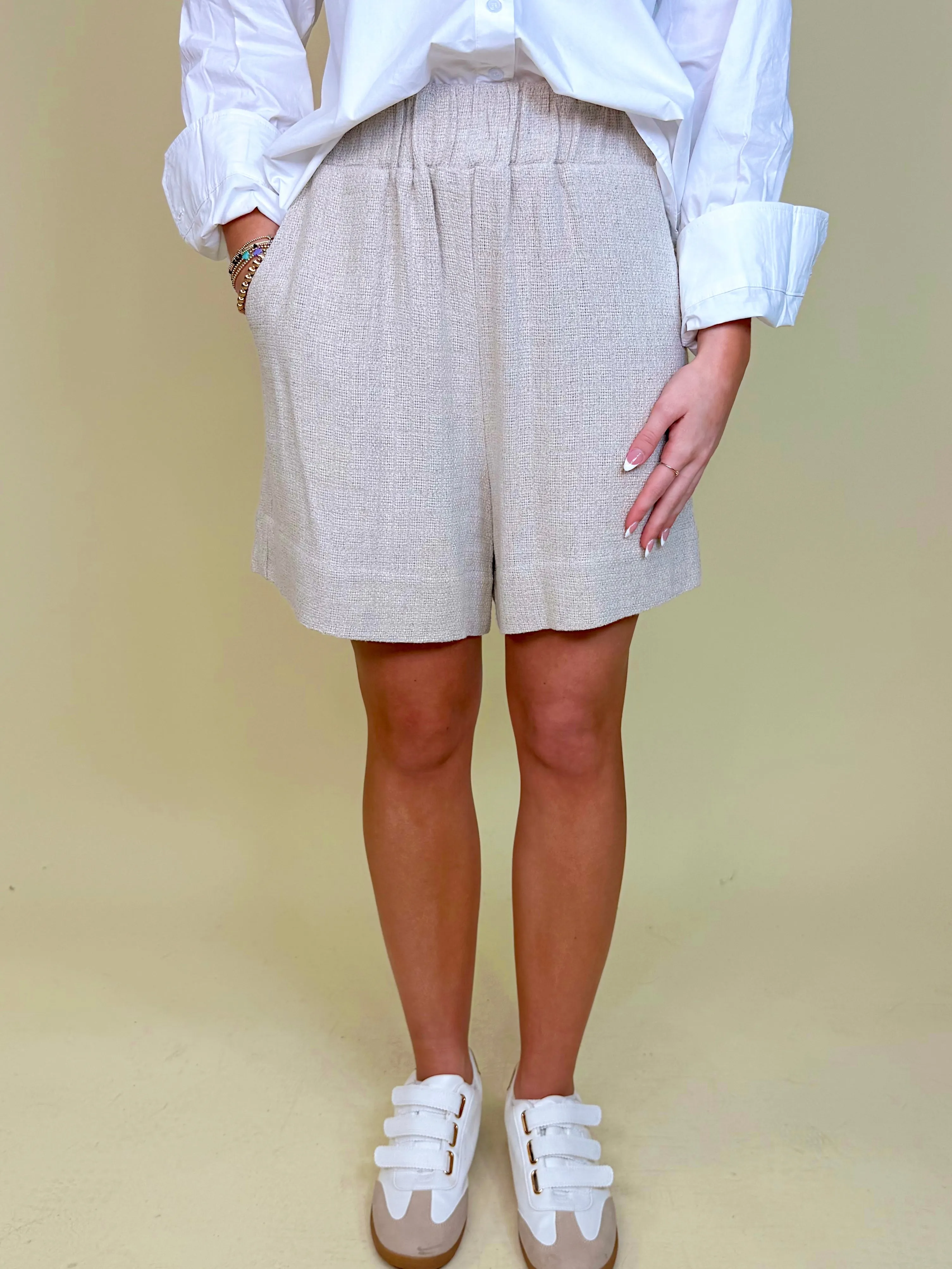 The Phoebe Linen Shorts | P. Cill