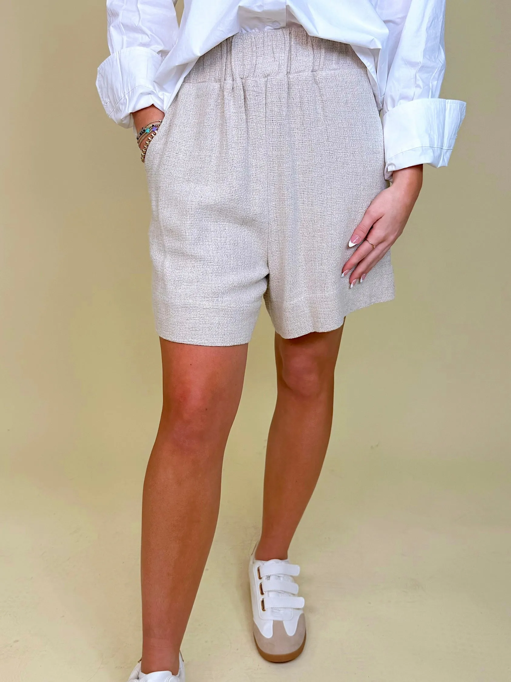 The Phoebe Linen Shorts | P. Cill
