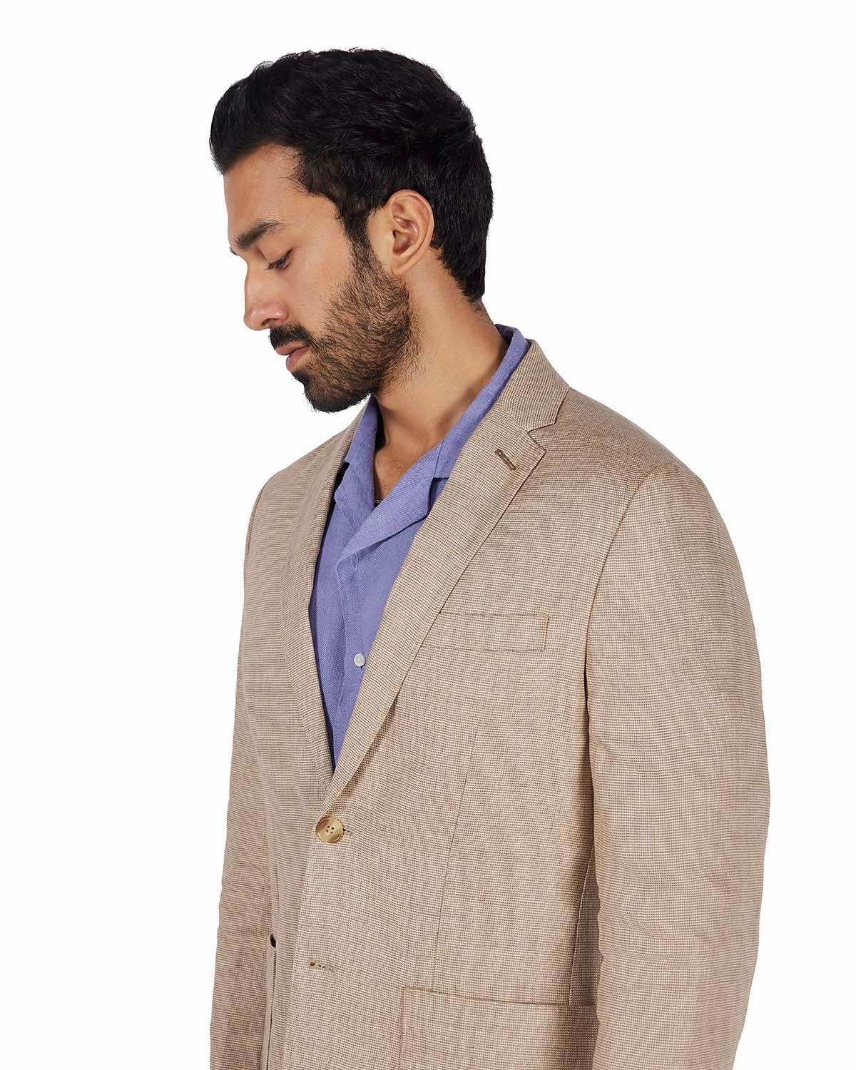 The Westwood Linen Blazer - Khaki