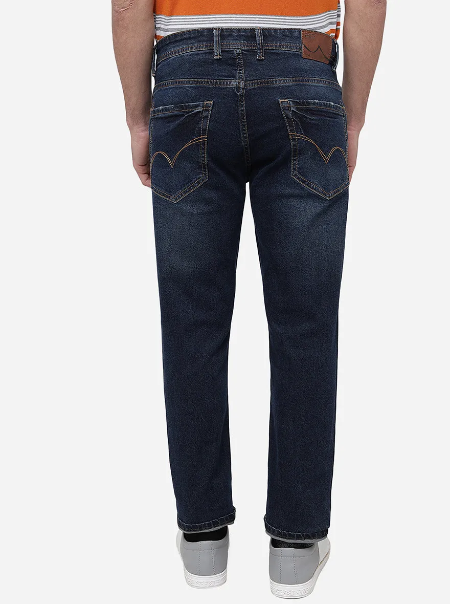 Tinted Green Washed Slim Fit Jeans | JadeBlue