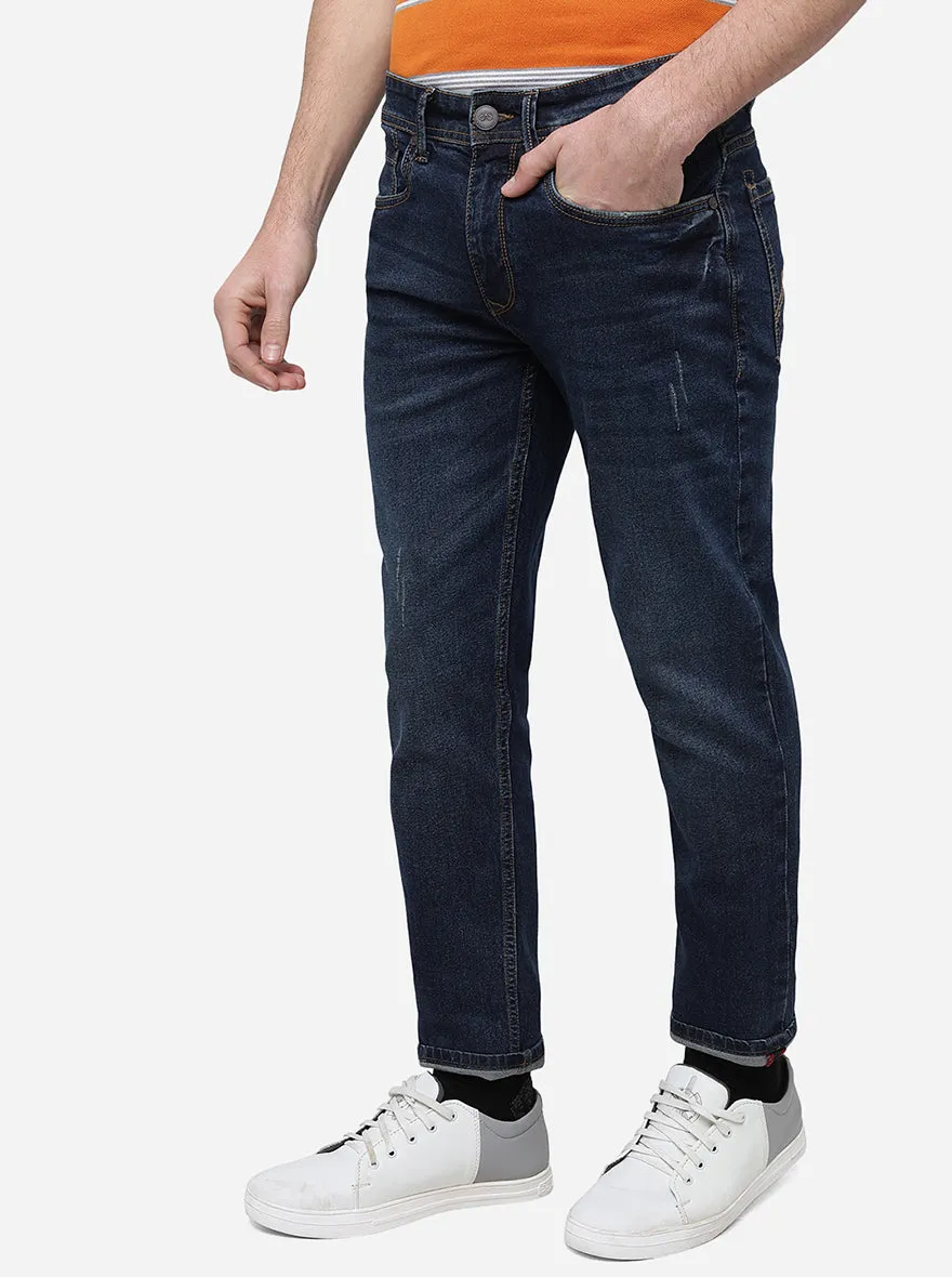 Tinted Green Washed Slim Fit Jeans | JadeBlue