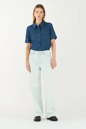 TRW-Brown Jeans Wash Palm Spring