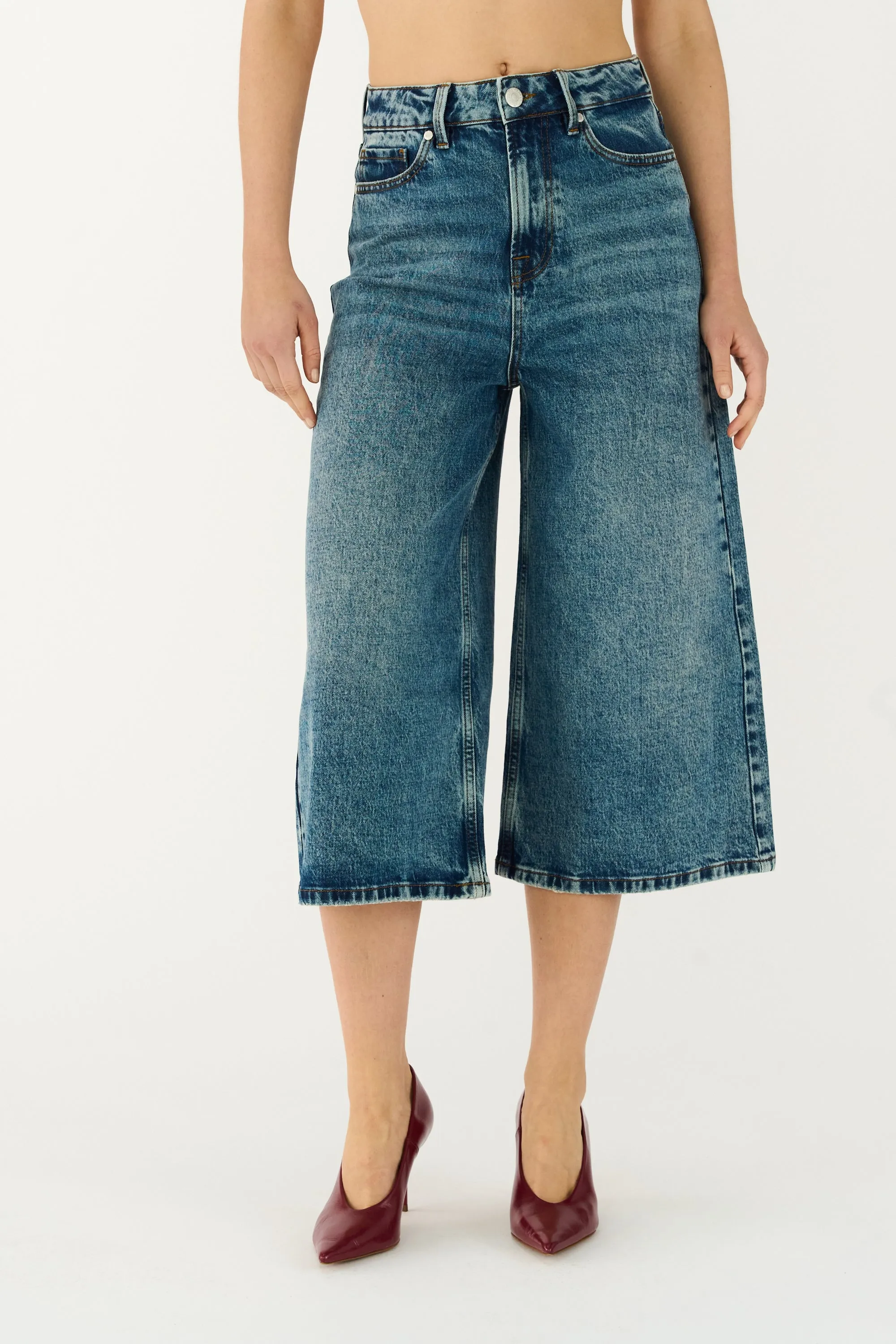 TRW-Mandela Culotte Jeans Wash Perugia Vintage
