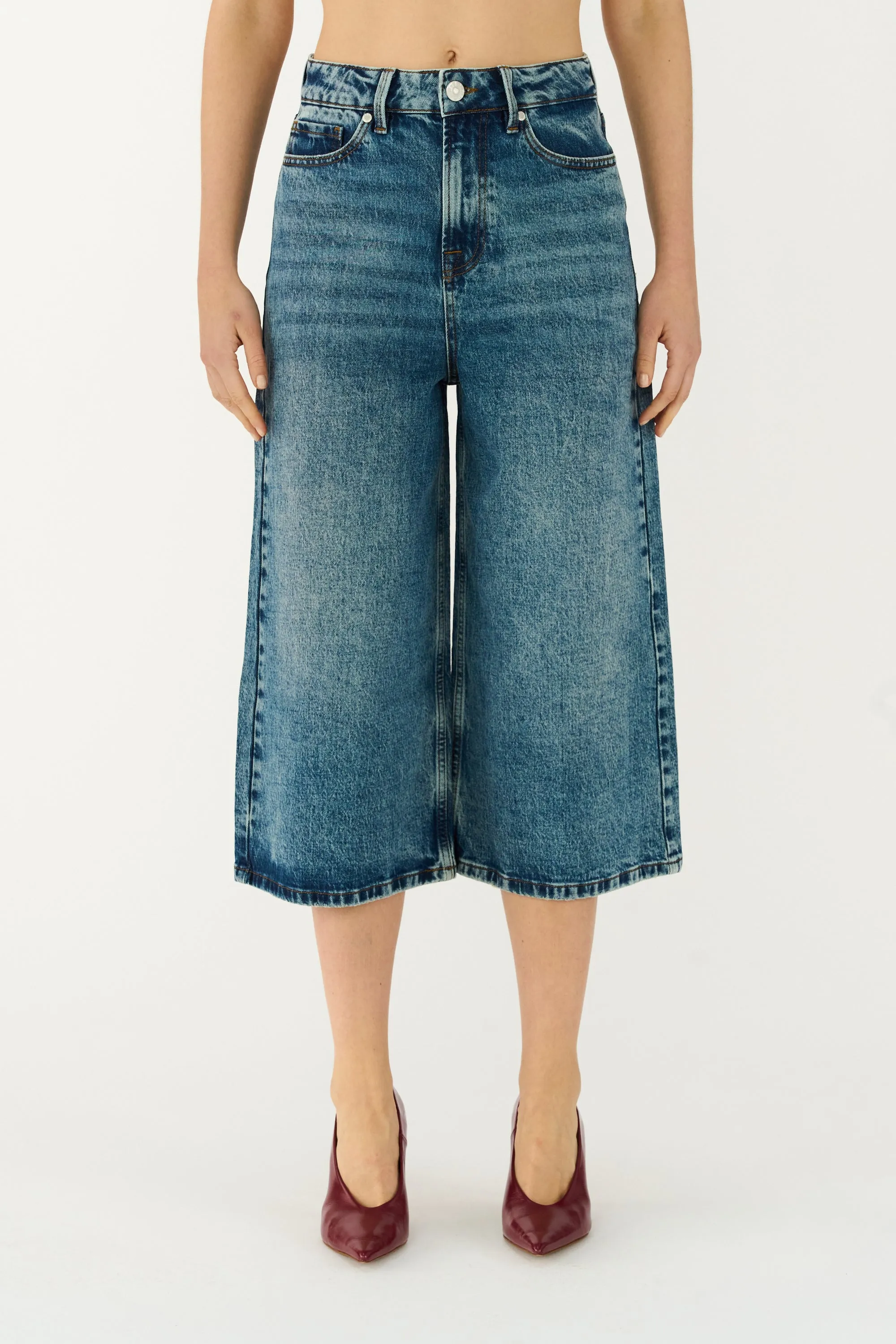 TRW-Mandela Culotte Jeans Wash Perugia Vintage