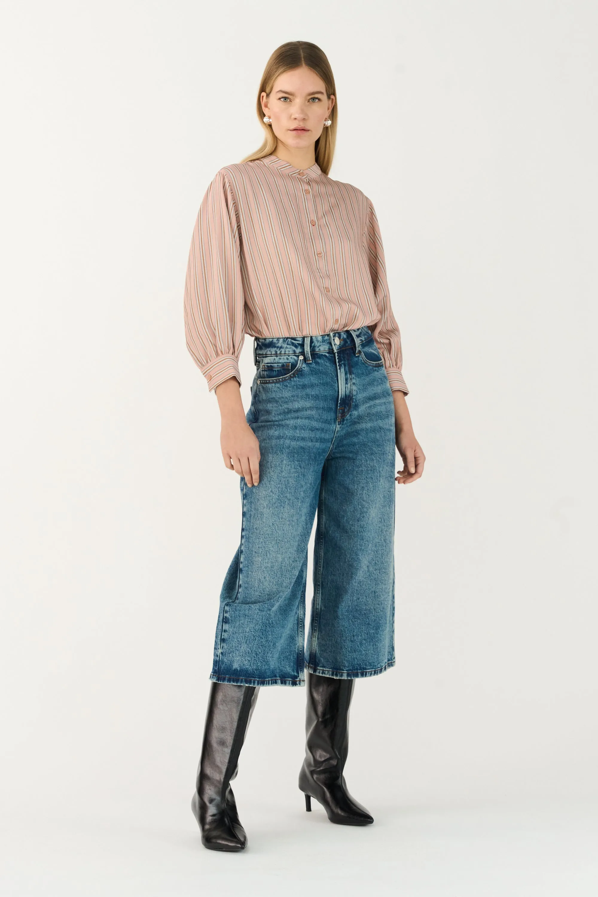 TRW-Mandela Culotte Jeans Wash Perugia Vintage