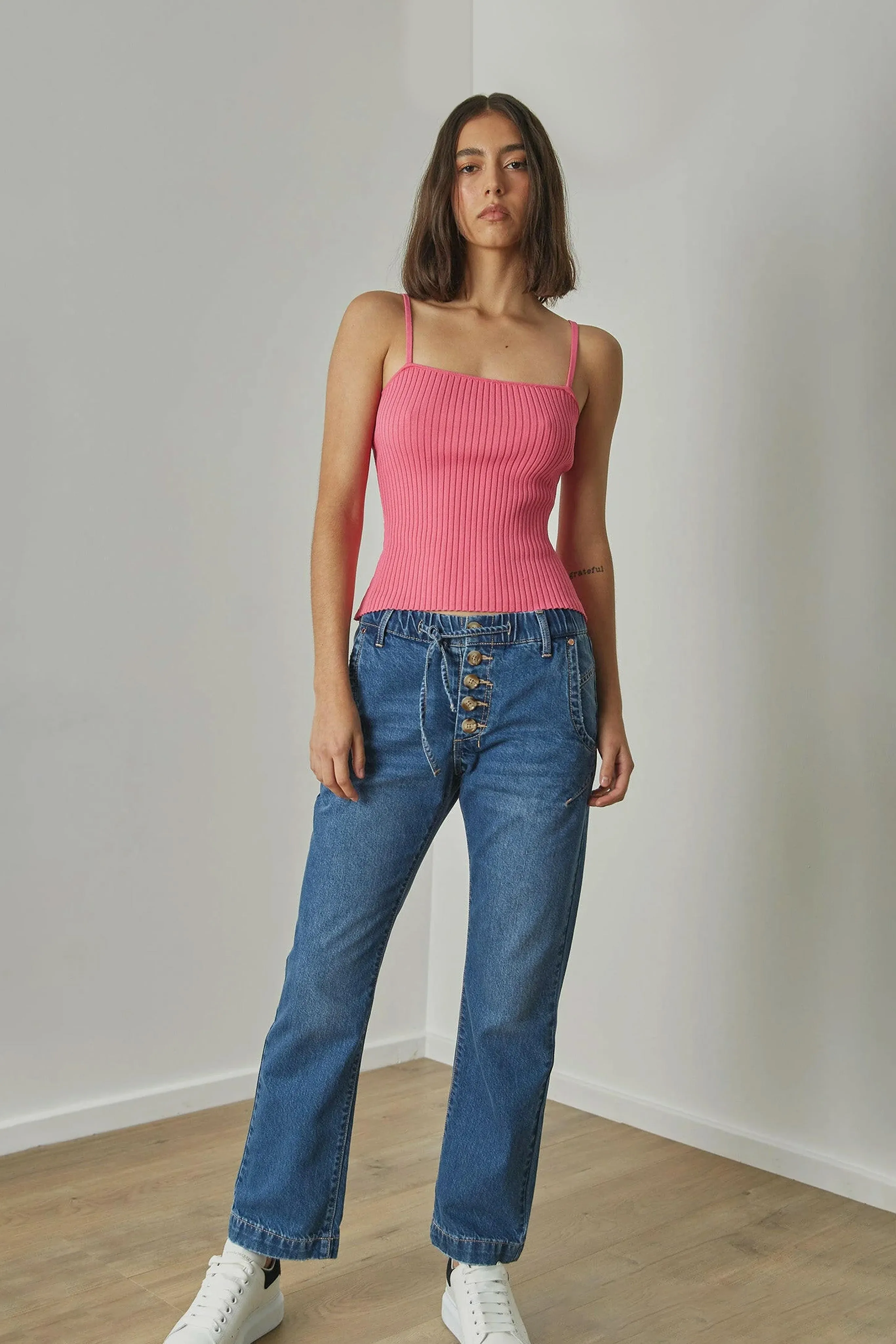 Unwind Denim Ankle Length Pants