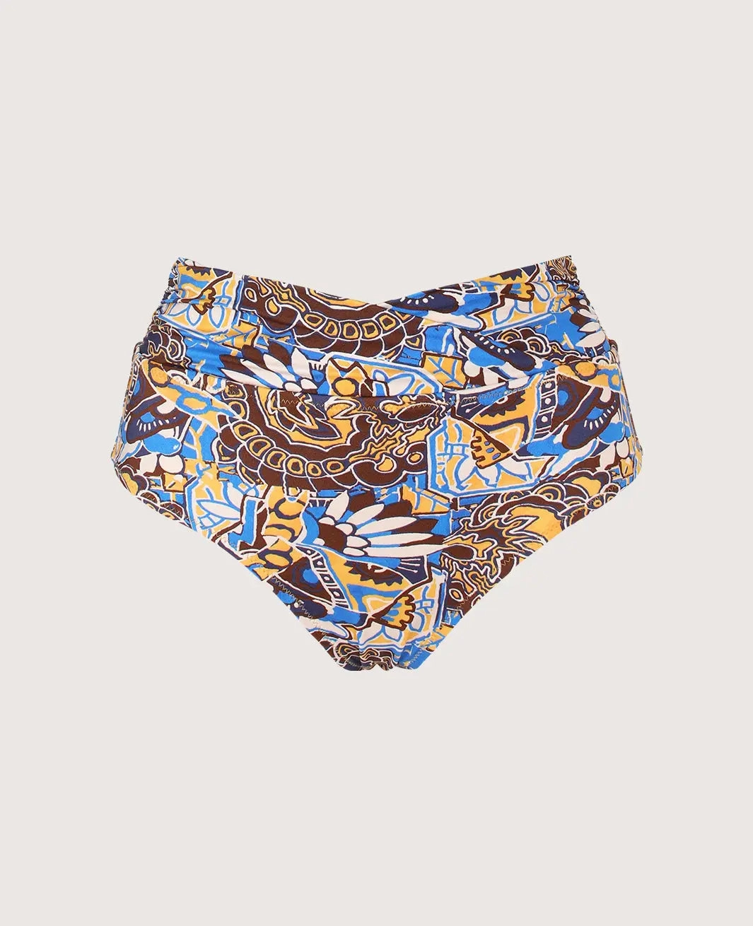 VERONA CROSSOVER HIGH-WAISTED BIKINI BOTTOM