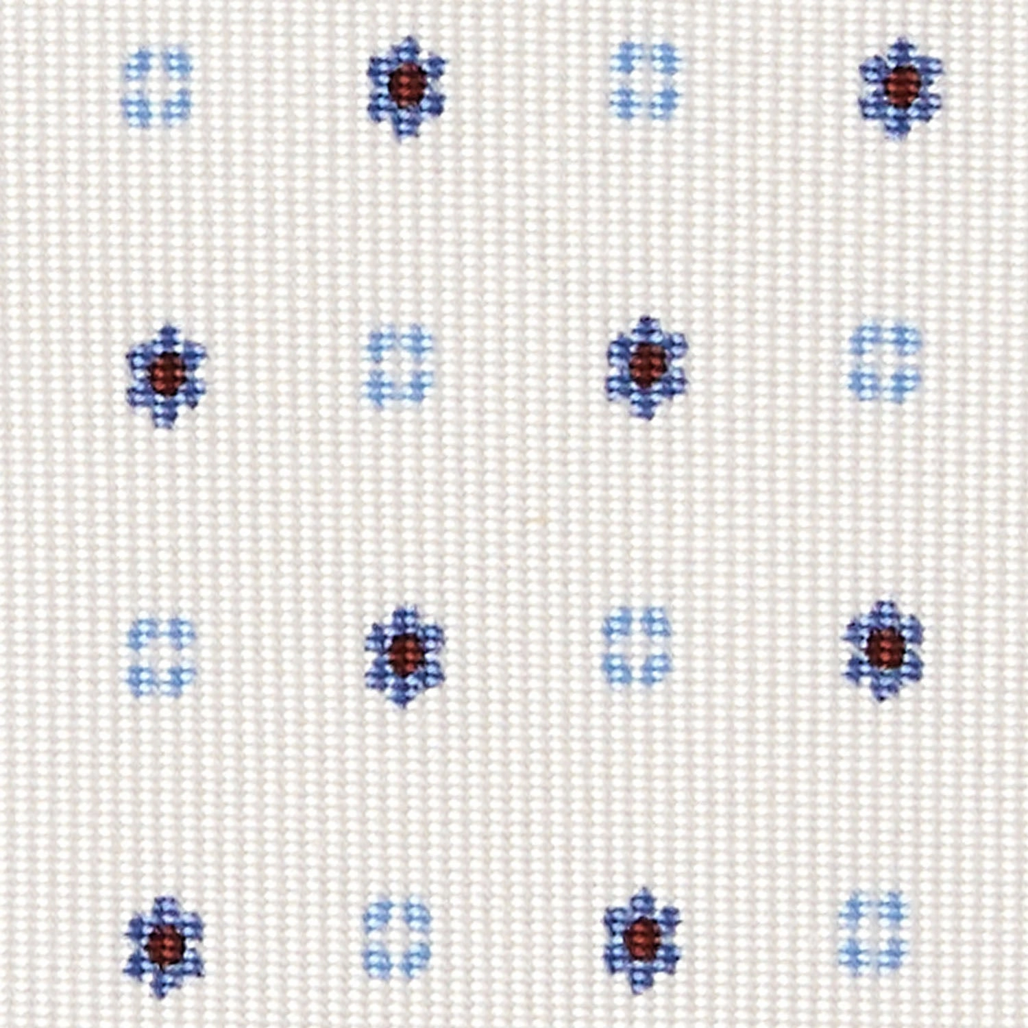 WHITE 5 FOLD SARTORIAL SILK TIE