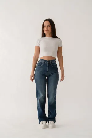 WIDELEG HIGH RISE - DARK BLUE