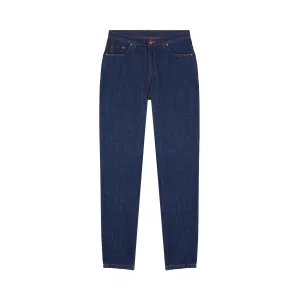 Women's high-waisted organic cotton mom jeans