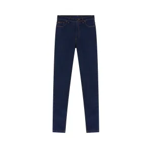 Women's slim-fit high-waisted organic cotton jeans