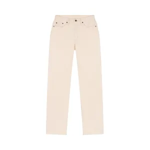 Women's straight high-waisted jeans Ecru - Apolline